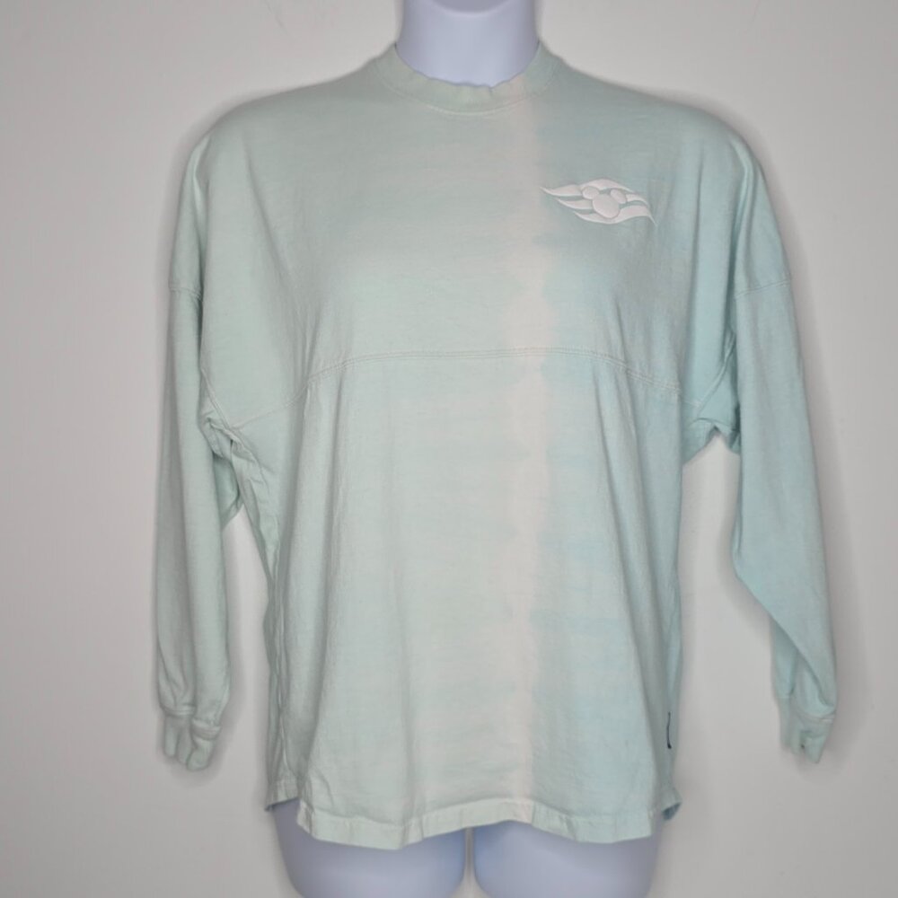 Disney Shirt Womens Medium Spirit Jersey Castaway Cay Long Sleeve Cruise Flaw